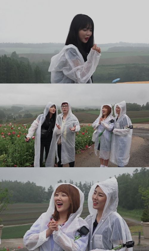 '뭉쳐야 뜬다' 홍진영X양희은, 북해도 꽃밭서 즉석 듀엣 "방송 최초"