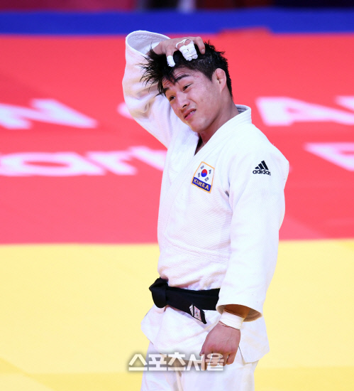 [포토] 유도 안창림, 오노 쇼헤이에 패배 '은메달'