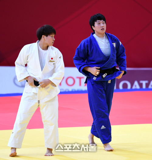 [포토] '아쉬운 패배' 여자 유도 박유진, 은메달