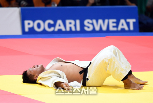 [포토] 유도 100kg 조구함, 아쉽게 은메달