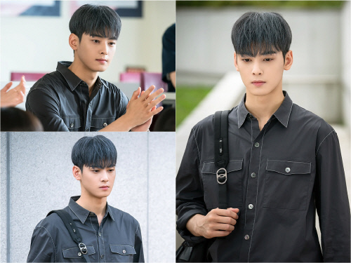 '강남미인' 차은우, 회색 아기 고양이 변신…리얼 만찢남