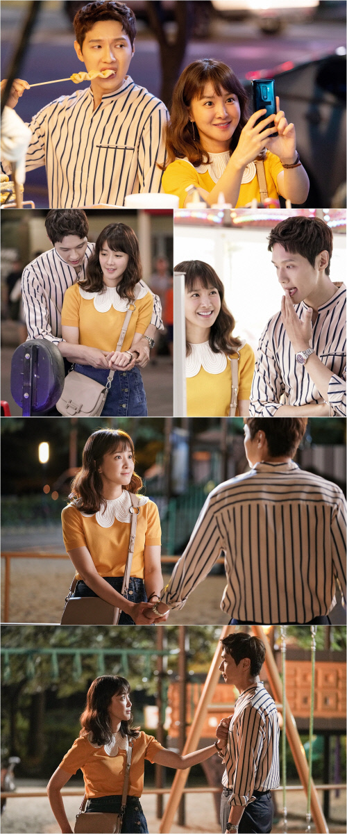 '사생결단 로맨스' 지현우-이시영, '심쿵주의' 첫 데이트 현장 공개