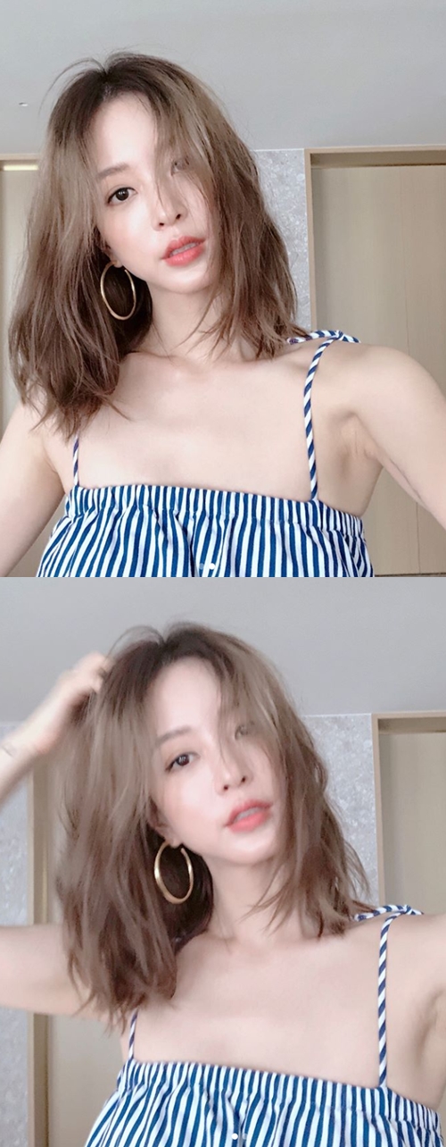 한예슬, 부스스한 머리에도 빛나는 '고혹美'[★SNS]