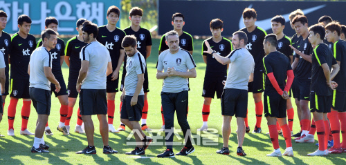 [포토]벤투호, 평가전 앞두고 담금질 시작