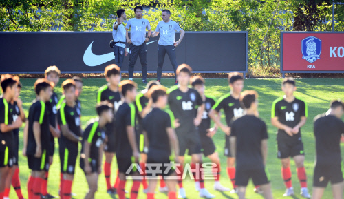 [포토]평가전 앞둔 벤투호, 최고의 조합을 찾아서