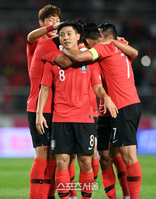 [포토]남태희, 대표팀의 두번째 골