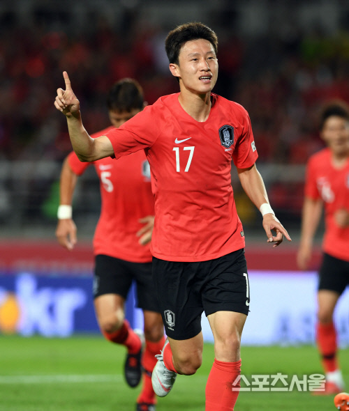 [포토]이재성, 첫 골의 주인공