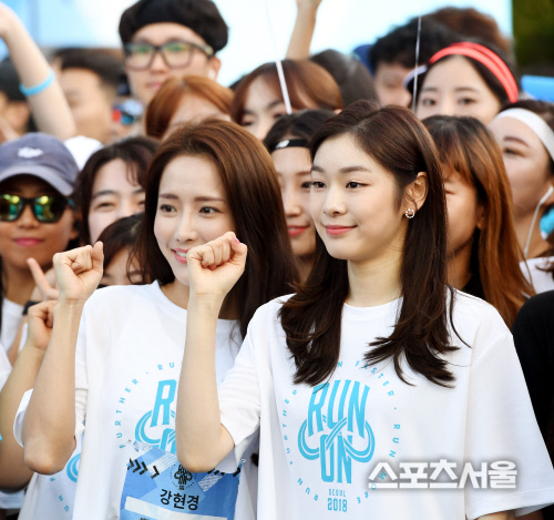 [포토] 김연아와 함께하는, 런 온 서울!