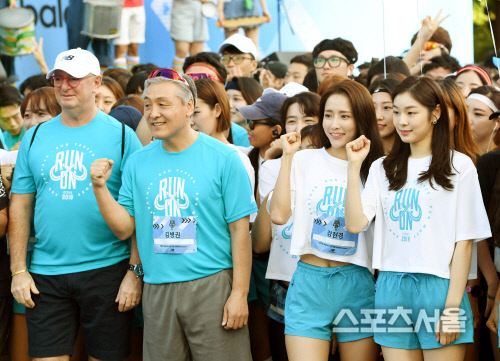 [포토] 2018 런온 서울, 김연아와 VIP들의 스타트!