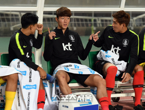 [포토]황의조, 벤치토크쇼~