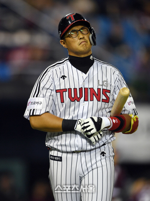 [포토]채은성, 스스로를 향한 자책