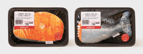 CU 캣토이 2종(연어스테이크, 연어반마리)