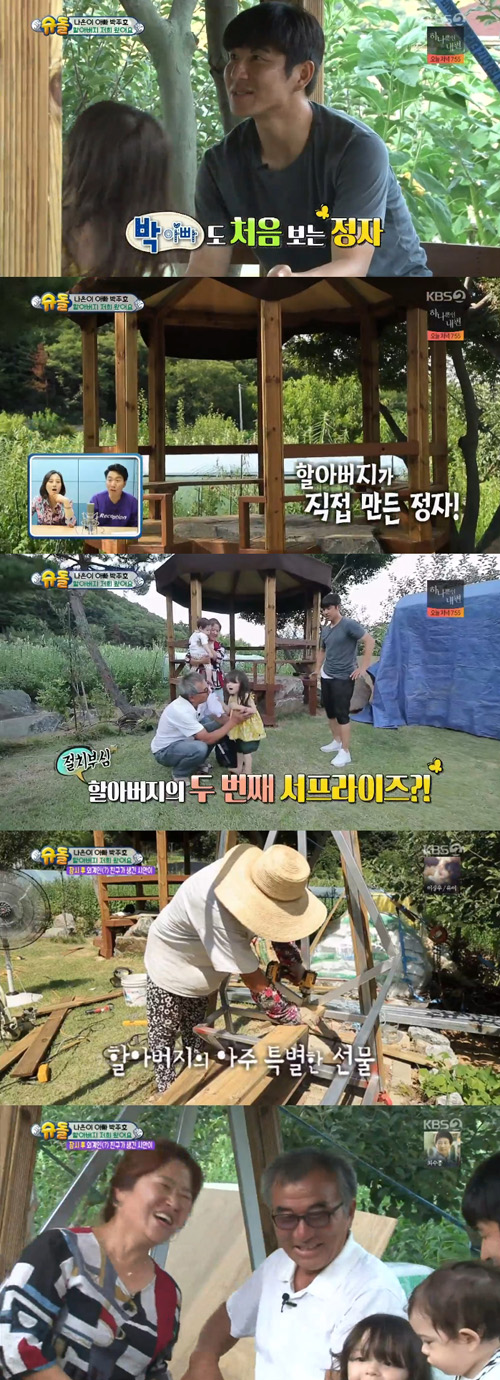 '슈퍼맨' 박주호 父, 지극한 손녀 사랑...나은 위해 정자·나무그네 제작