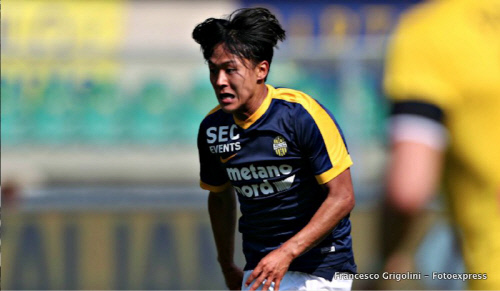 금메달리스트 이승우, 카르피전 후반 교체 활약…베로나는 대승