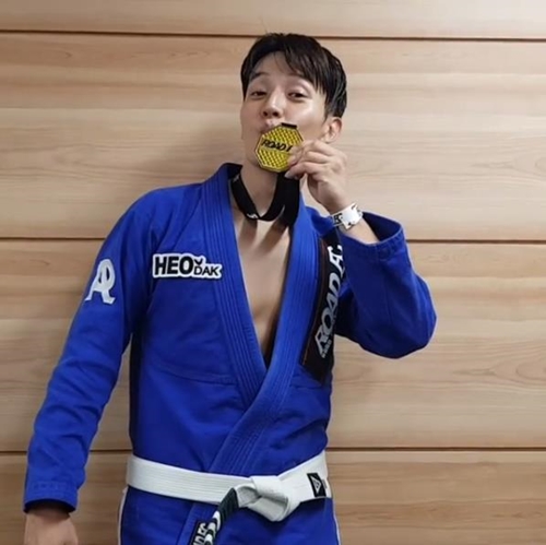 허경환, 주짓수 대회서 금메달 획득 소감 "운동 친구들 덕분에 큰 힘"
