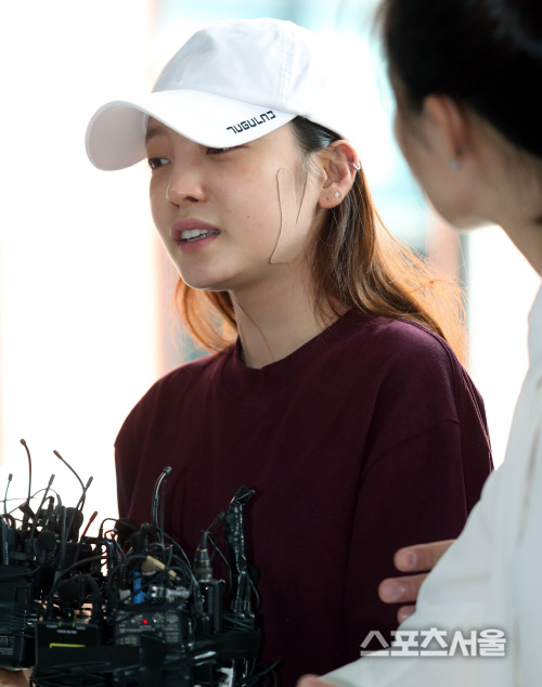 구하라, "前 남친에게 동영상 협박받아"…무릎 꿇은 CCTV 공개