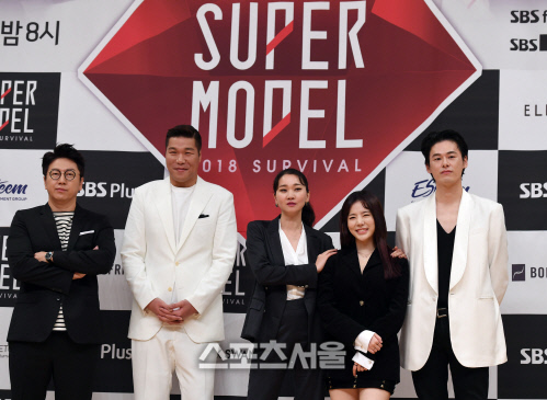 [포토] 김수로-서장훈-장윤주-써니-김원준, 슈퍼모델 MC와 멘토