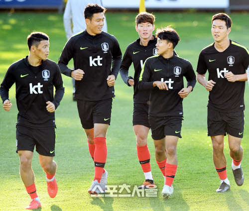 [포토] 황희찬-석현준-황의조-이승우-김영권, 분위기 좋고~!