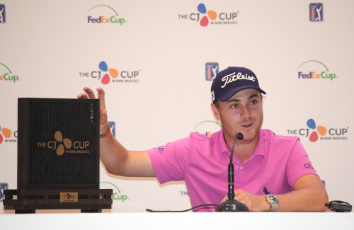 CJ컵 출전 저스틴 토마스, 마크 레시먼 출사표 "제주도에서 새로운 추억을 쌓기를~"