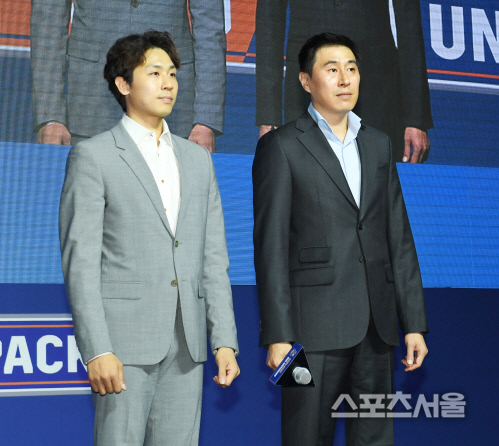 [포토] 삼성 이상민 감독-김태술, 새 시즌 시작합니다!