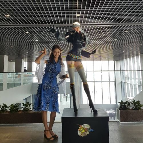 '구내식당' 안현모, 제주도 게임 회사서 인증샷 "입사지원서 쓸 뻔"