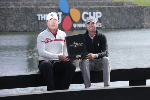 임성재선수와 전년도 우승자인 미국의 저스틴 토마스