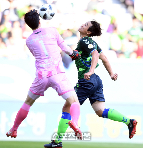 [포토] 이동국 '머리로 만든 골'