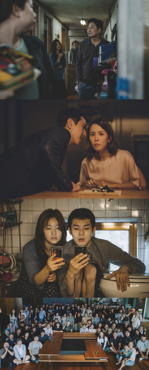 송강호부터 이선균까지…봉준호 감독 신작 '기생충', 스틸 첫 공개