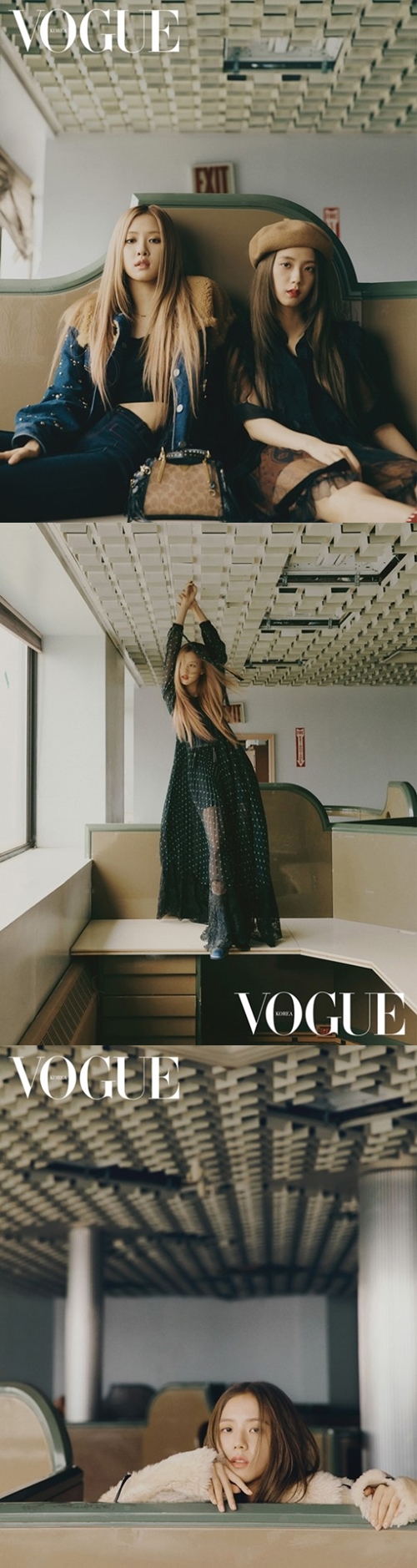 블랙핑크 지수X로제, 브루클린에서도 빛난 '독보적 분위기'(화보)