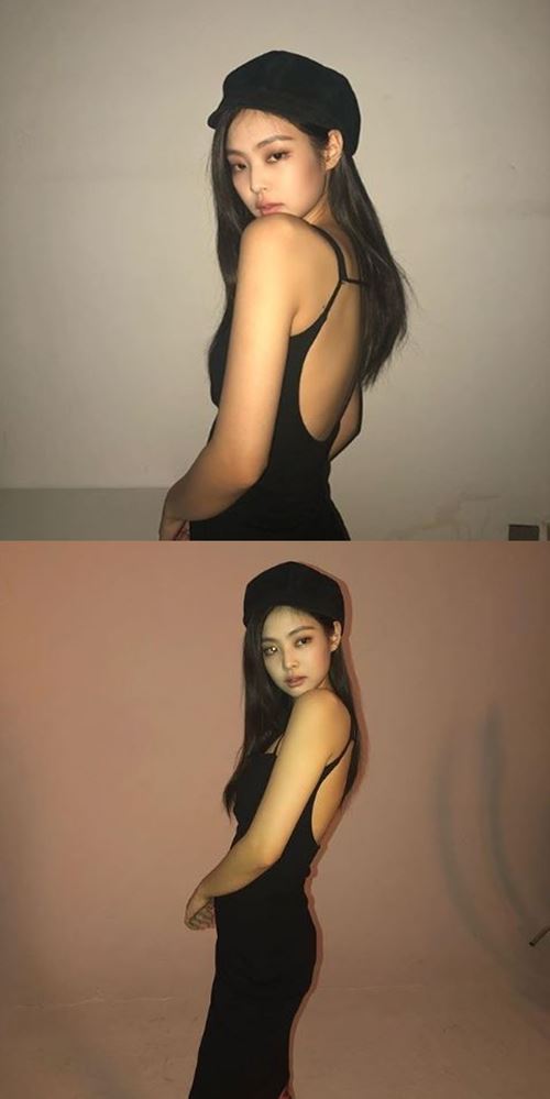 "안 예쁜 곳이 없네"…제니, 러블리 페이스+고혹적 '뒤태' [★SNS]