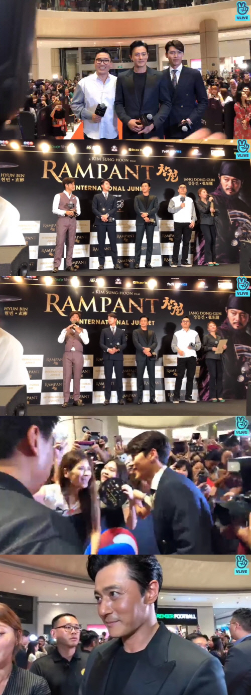 '창궐' 현빈X장동건, 싱가포르도 사로잡은 두 남자[SS무비]