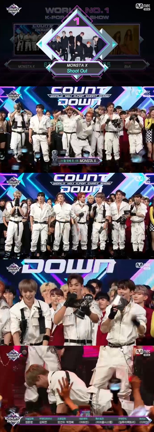 '엠카운트다운' 몬스타엑스, 보아 누르고 1위…아이즈원 성공적 데뷔(종합)
