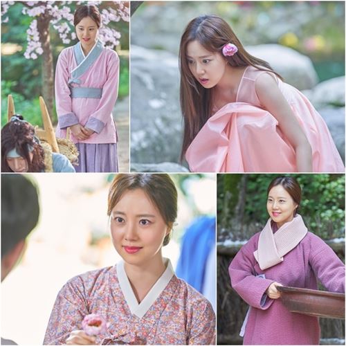 '계룡선녀전' 문채원, 분홍색 한복으로 과시한 '선녀 미모'