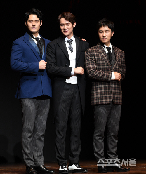 [포토] 서경수-유연석-김동완, 뮤지컬 연기 대결?