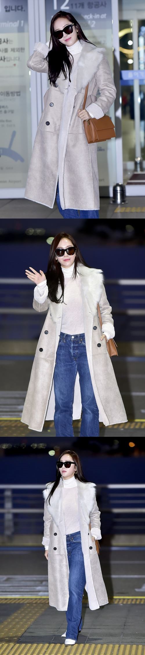 제시카, 공항을 런웨이로 만드는 '세련美' 넘치는 패션