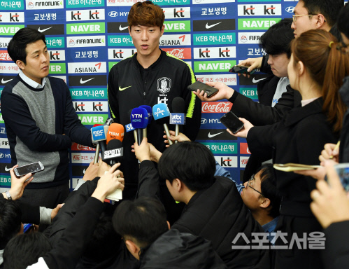 [포토] 황의조, 평가전...괜찮았나요?