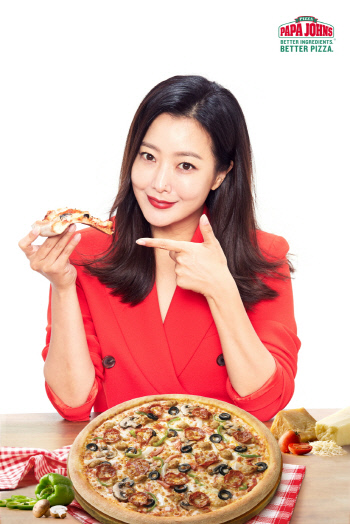 파파존스, 배우 김희선 전속 모델 발탁…내달 1일 TV CF 온에어