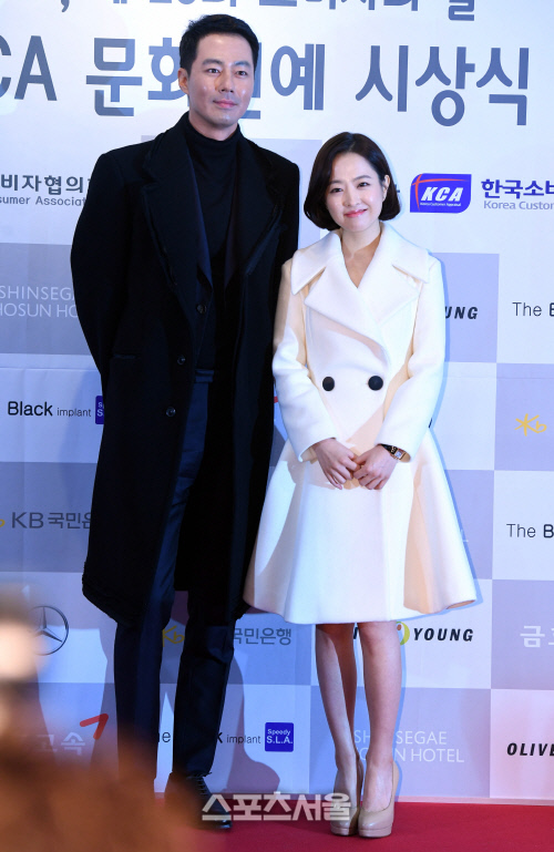 2018문화연예 시상식...조인성과 박보영[포토]