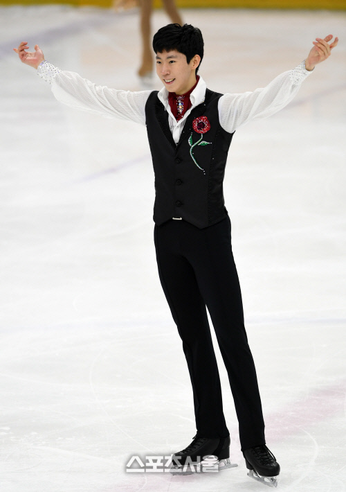 KB금융 전국 남녀피겨스케팅 이시형, 마무리인사[포토]