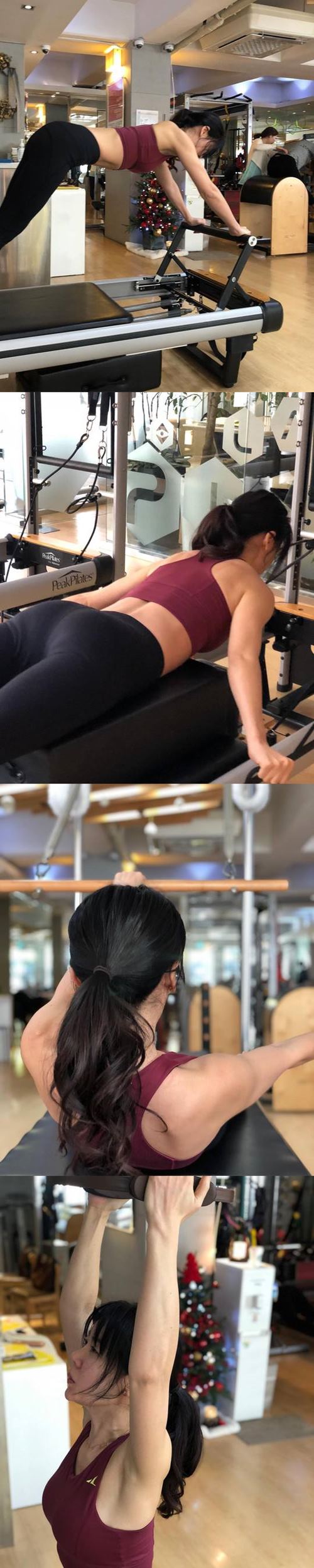 밀착 운동복으로 '힙업 뒤태' 과시한 안선영