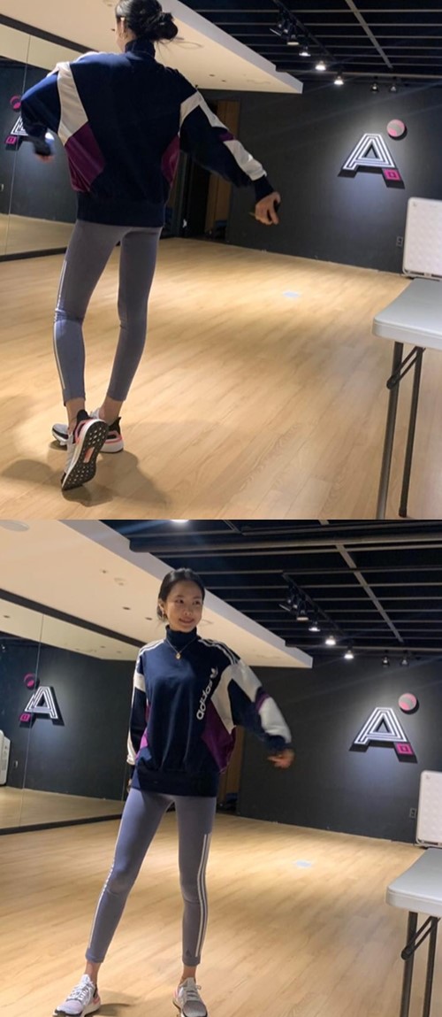 에이핑크 손나은, 레깅스로 뽐낸 완벽 '각선美'