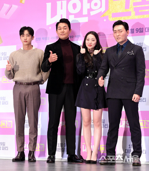 [포토] 진영-박성웅-이수민-이준혁, 조합 어떤가요?