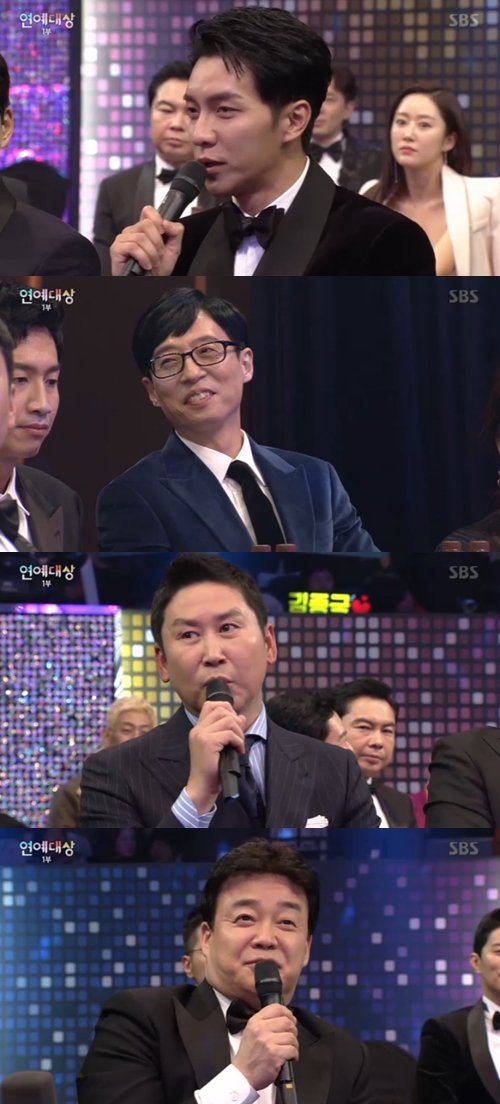 이승기 "유재석-서장훈-백종원-신동엽, '집사부일체' 섭외하고파"[SBS 연예대상]