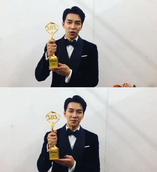 이승기, 연예대상 수상 소감 "대상 주는 무게, 이렇게 큰 줄 몰랐다…감사해"