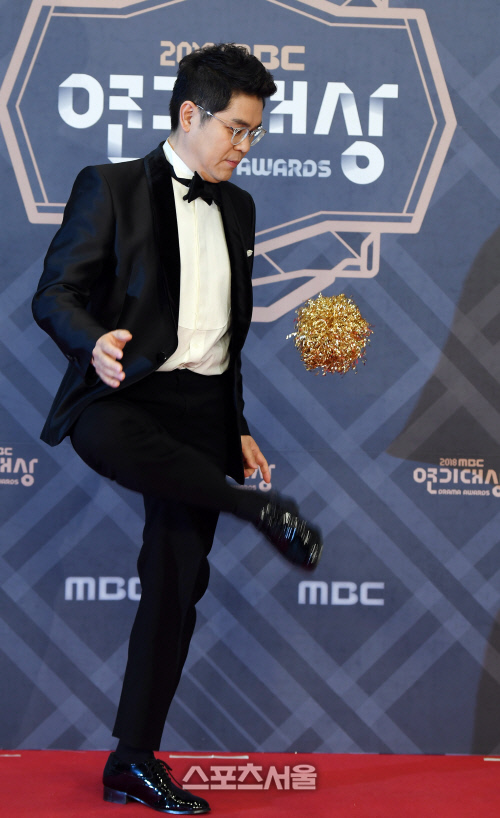 [포토] 김용만 '내 실력을 보여주마' (MBC 연기대상)