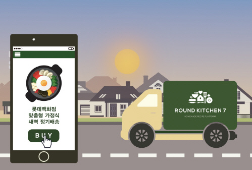 '새벽배송 시장 급성장' 롯데百, 가정식 반찬 새벽배송 서비스 시작