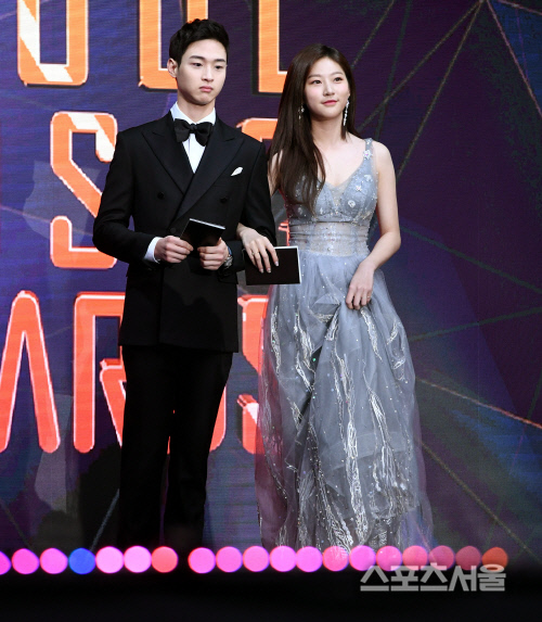 [포토] 장동윤-김새론, 두근두근...시상 커플!