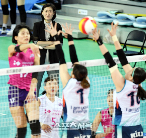 [포토] 흥국생명 박미희 감독, 재영아...제발...