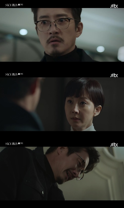 'SKY캐슬' 정준호, 김보라 친딸인 사실 알아차리고 자책