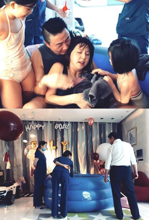 '주영훈 ♥' 이윤미, 분만 현장 공개 "가정 출산 잘했다고 생각한다"
